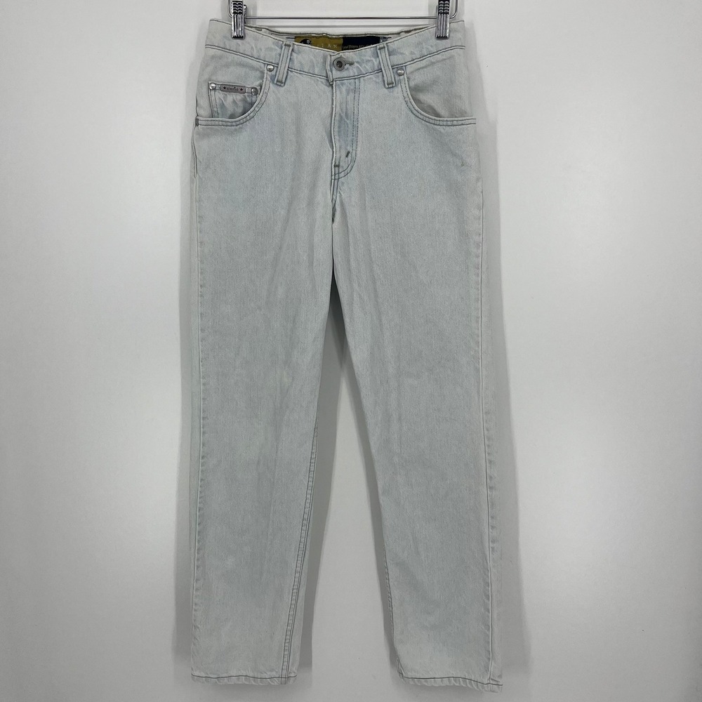 Levis SilverTab Lean Jeans Light Wash Denim Made in USA W29 L30 Vintage 90s